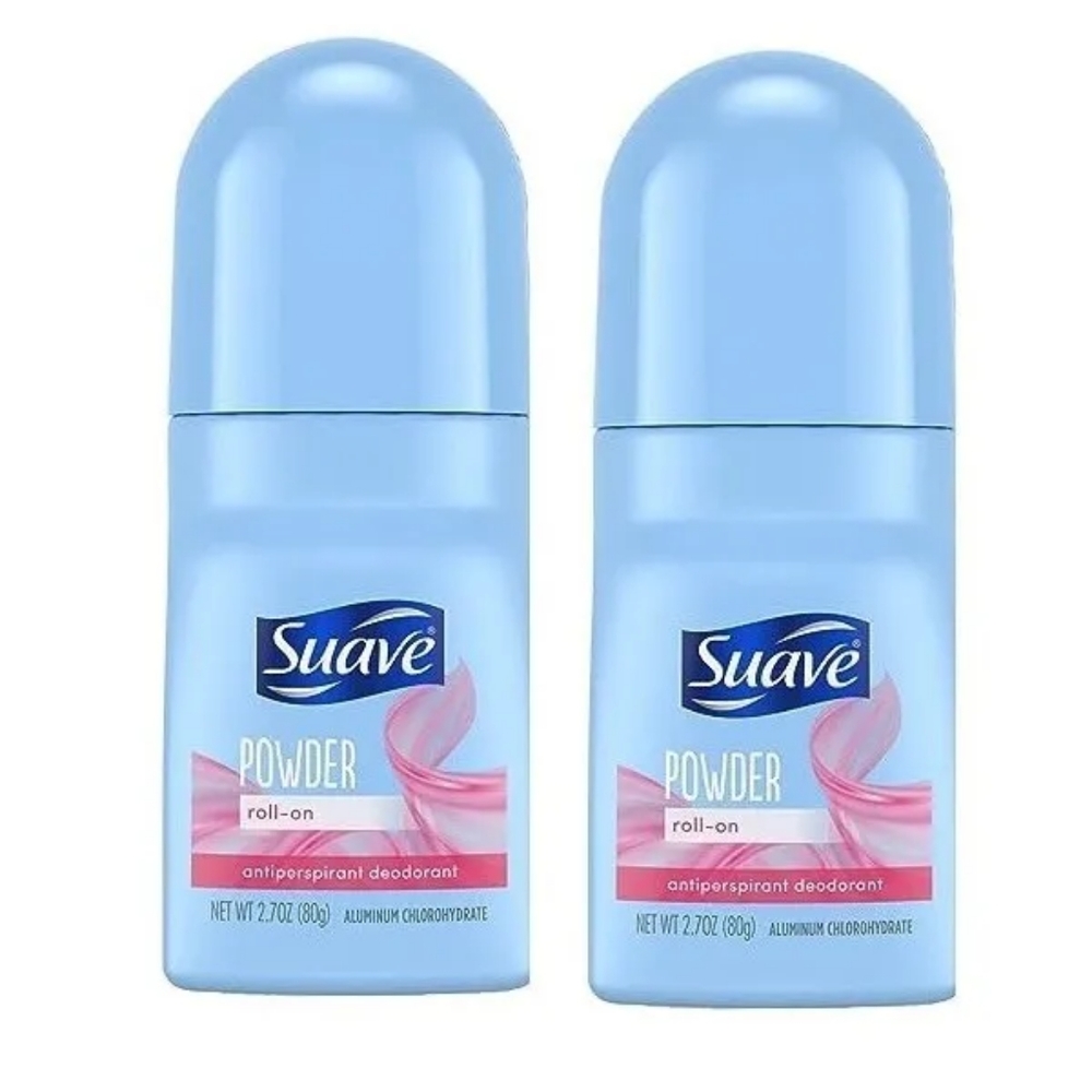 2 Pack - Suave Powder Roll-On Deodorant